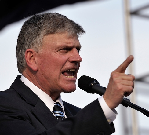 Franklin Graham preaching