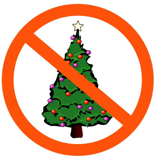 no christmas tree symbol