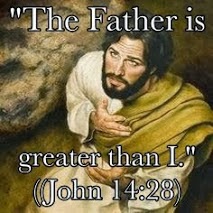 the father is greater than jesus