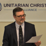 Dr. Dale Tuggy speaking at the 2022 UCA Conference