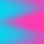 blue, pink