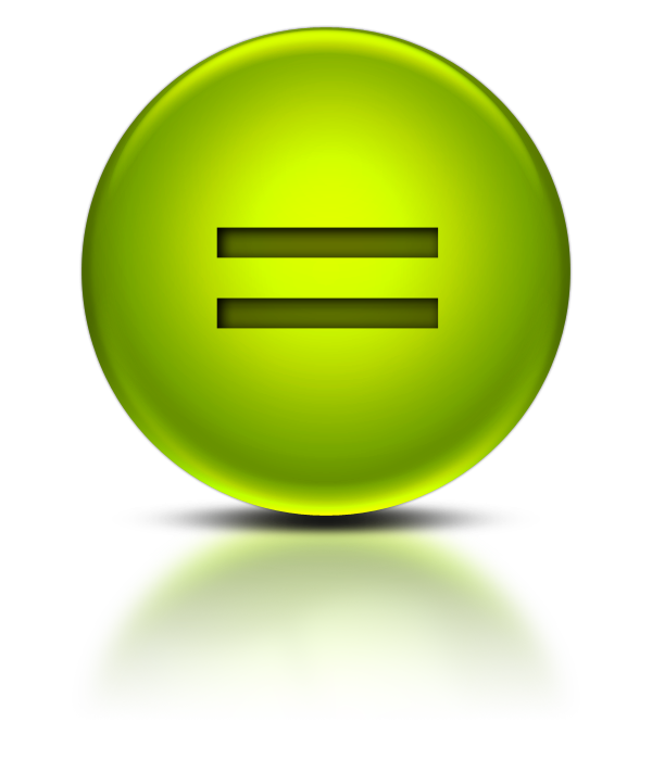 equals - green