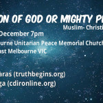 Christian-Muslim debate/discussion, December 12 in Melbourne