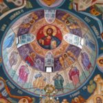 Ceiling of Orthodox church, Romania